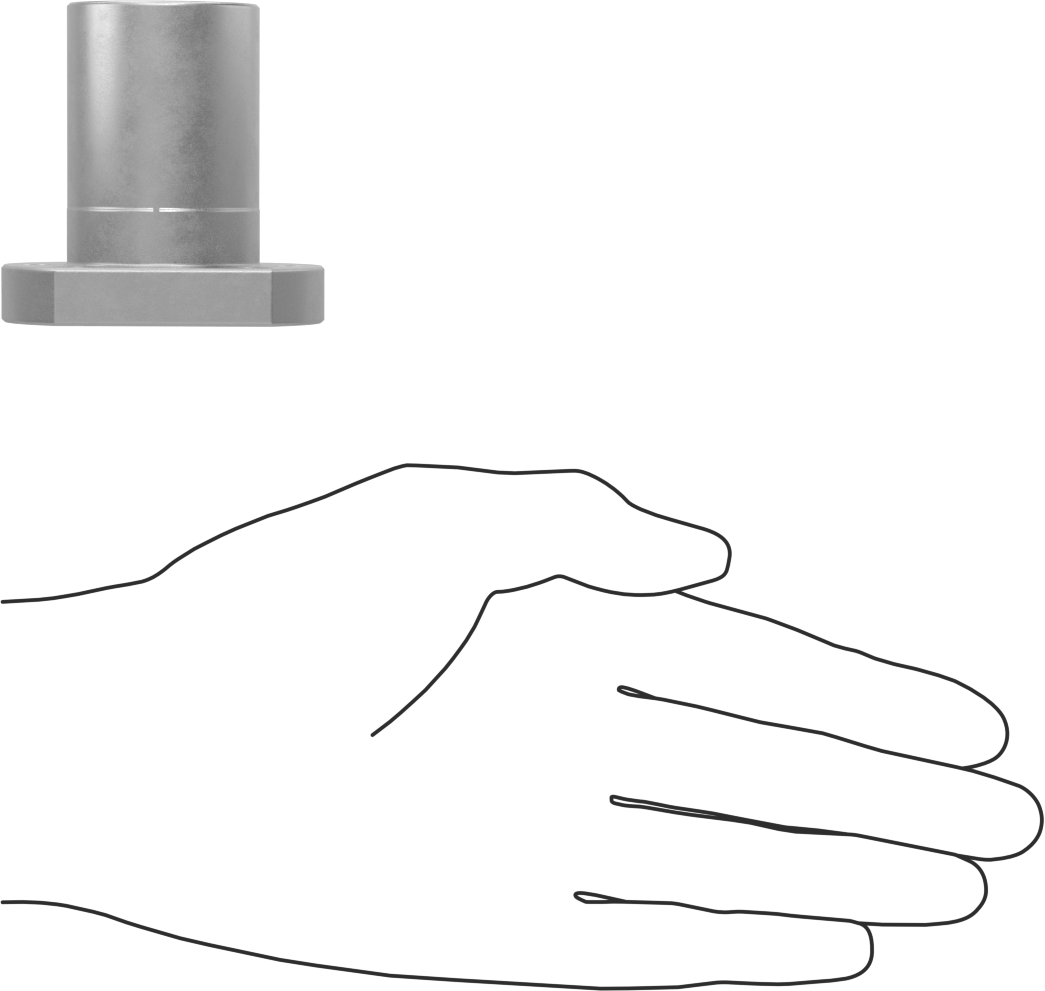 Hızlı Hareketli Flanşlı Bilyalı Somun, M15 Diş, 56 mm Uzunluk