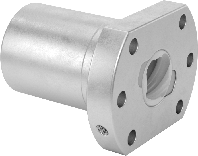Hızlı Hareketli Flanşlı Bilyalı Somun, M15 Diş, 56 mm Uzunluk