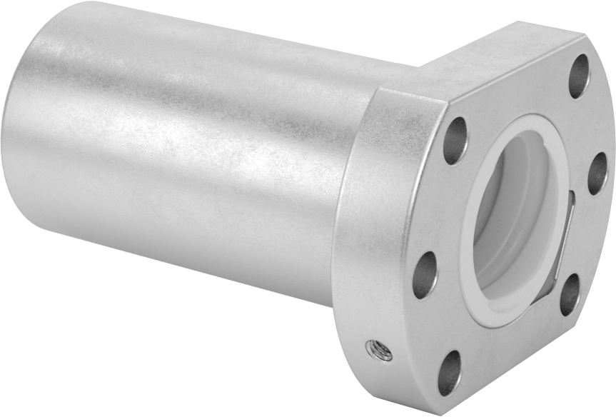 Hızlı Hareketli Flanşlı Bilyalı Somun, M32 Diş, 108 mm Uzunluk