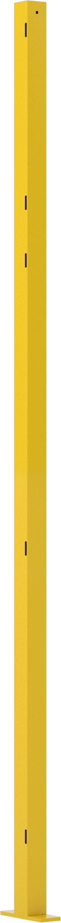 Hızlı Erişimli Makine Koruyucu, Köşe/Sıralı Direk, 2-1/2" Genişlik, 8 ft.0 inç Yükseklik