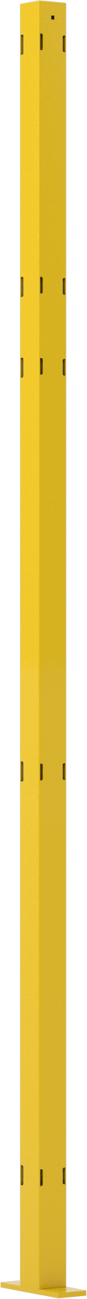 Hızlı Erişimli Makine Koruyucu, Köşe/Sıralı Direk, 2-1/2" Genişlik, 8 ft.0 inç Yükseklik