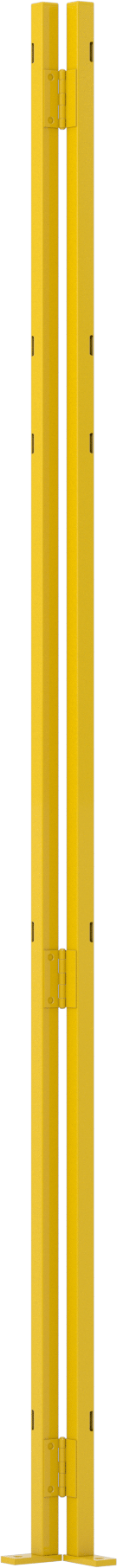 Hızlı Erişimli Makine Koruyucu, Ayarlanabilir Köşe Direği, 2-1/2" Genişlik, 8 ft.0 inç Yükseklik