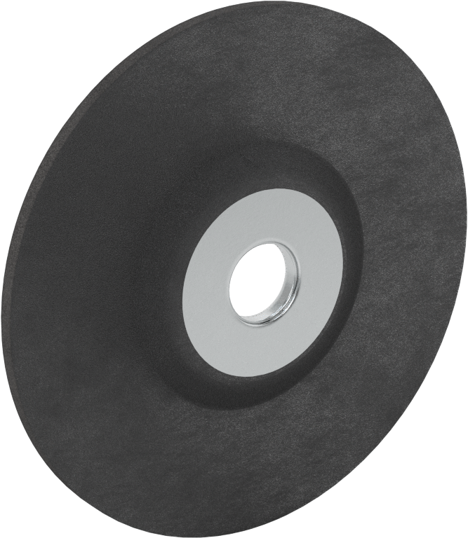 Genel Amaçlı Açılı Taşlama Makinesi Diski, Çelik için, Dişsiz 5/8" Mil Deliği, 4" Çap, 1/8" Kalınlık