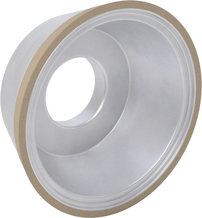 Karbür için Tekerlek, Seramik, ve Cam, 3-3/4" Çaplı Genişletilmiş Kap, 1/8" Genişlikte Elmas