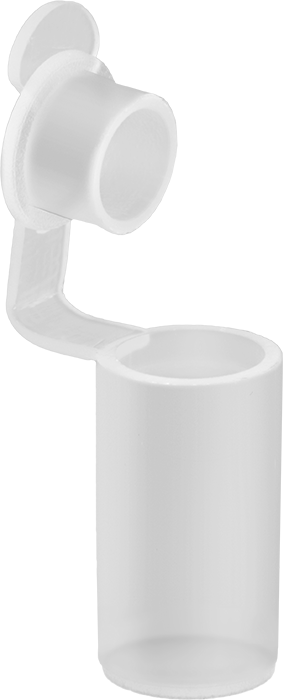HDPE Plastik Şişeler, 0,004 FL. oz. Kapasite, 1/4" Çap