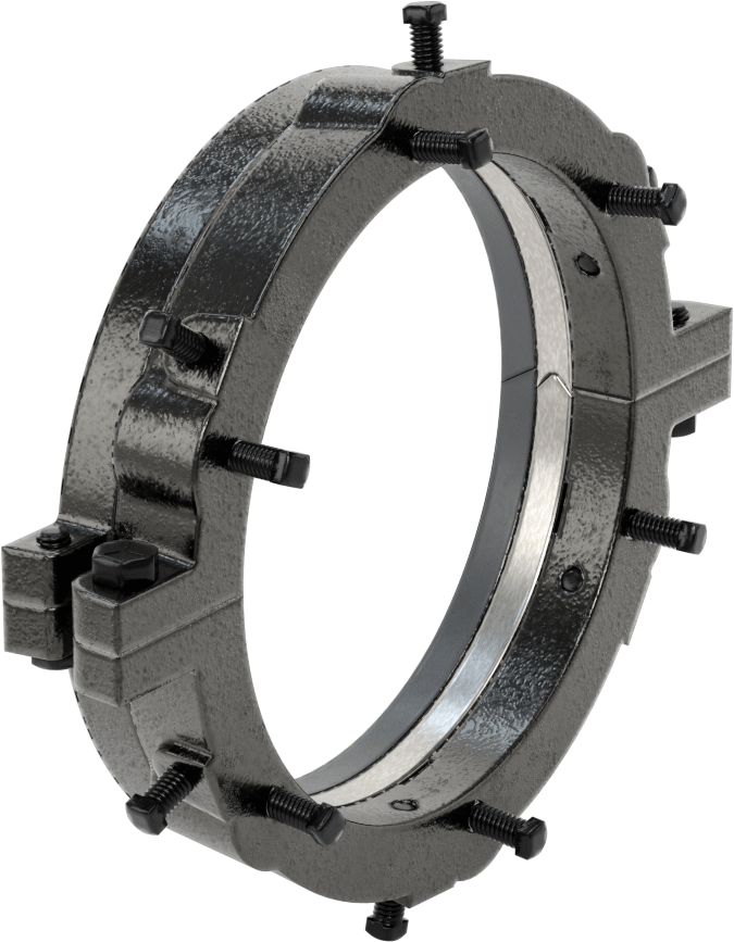 Boru Ek Yeri Onarım Kelepçesi, 6-5/8" Boru Dış Çapı için, 1-3/4" Uzunluk