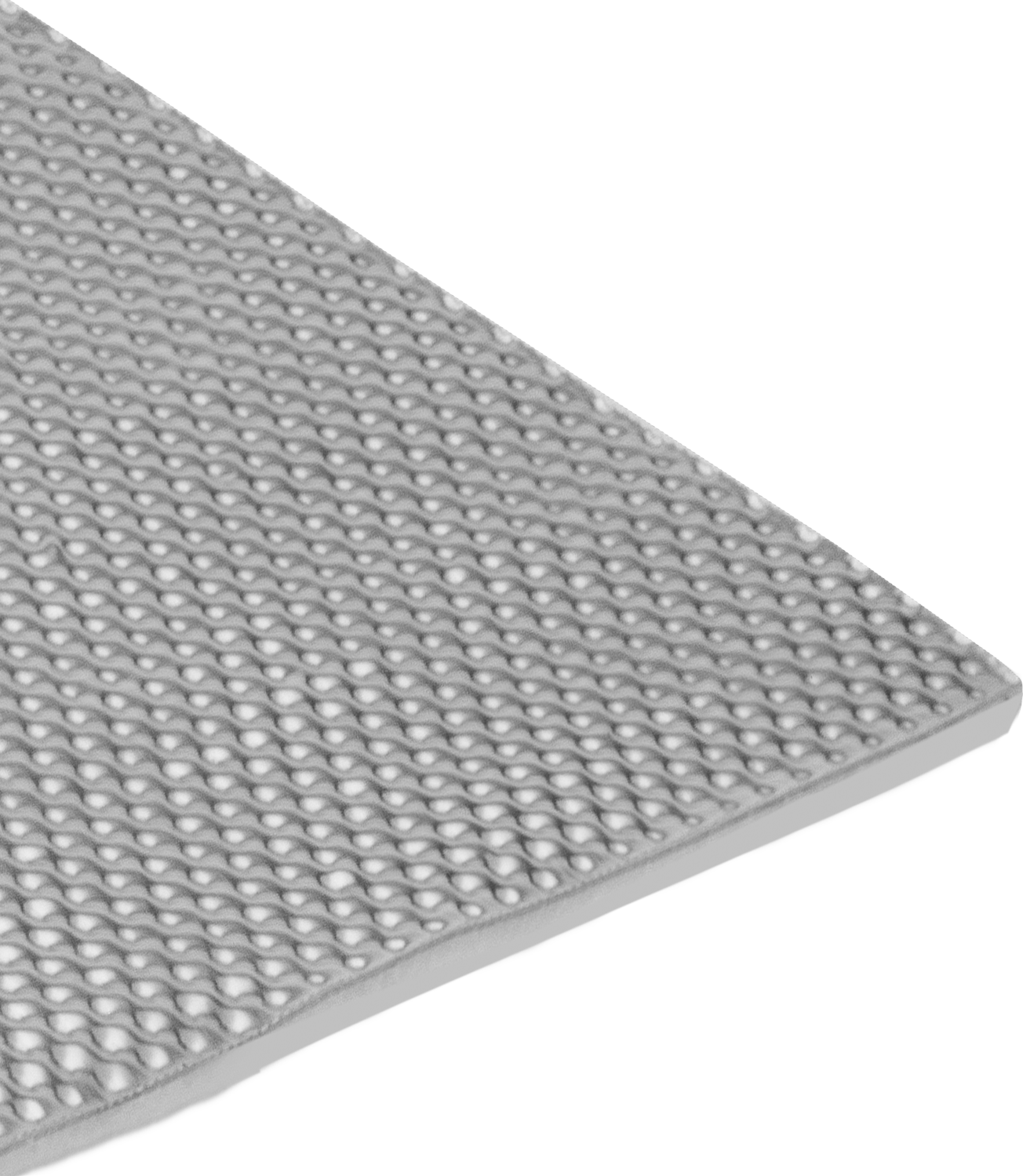 Isı Bariyer Levhası, Alüminyum Kaplamalı Fiberglas, 21 inç Genişlik, 24 inç Uzunluk, Gümüş