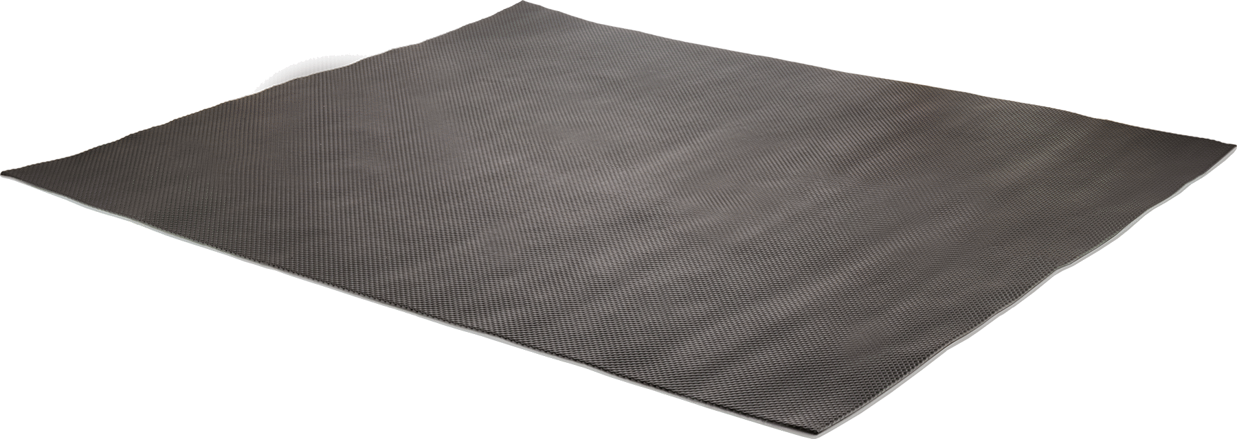 Isı Bariyer Levhası, Alüminyum Kaplamalı Fiberglas, 3/16" Kalınlık, 42" Genişlik, 48 inç Uzunluk, Siyah