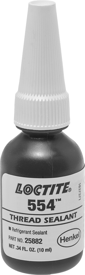 Dişli Sızdırmazlık Maddesi, Soğutma Sistemleri için, Loctite® 554, 0.3 FL oz
