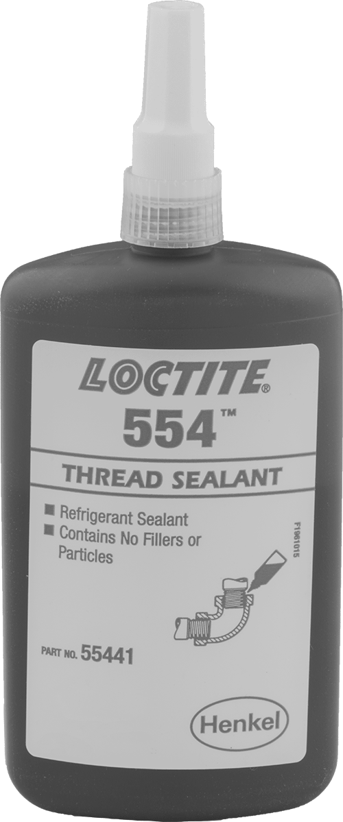 Dişli Sızdırmazlık Maddesi, Soğutma Sistemleri için, Loctite® 554, 8.4 FL oz