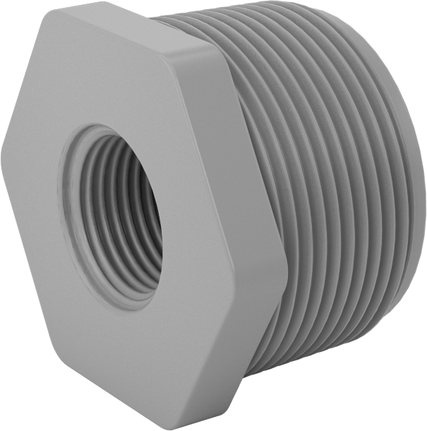 Sıcak Su için CPVC Boru Bağlantı Parçası, Burç Adaptörü, 1-1/2 NPT Erkek x 1/2 NPT Dişi