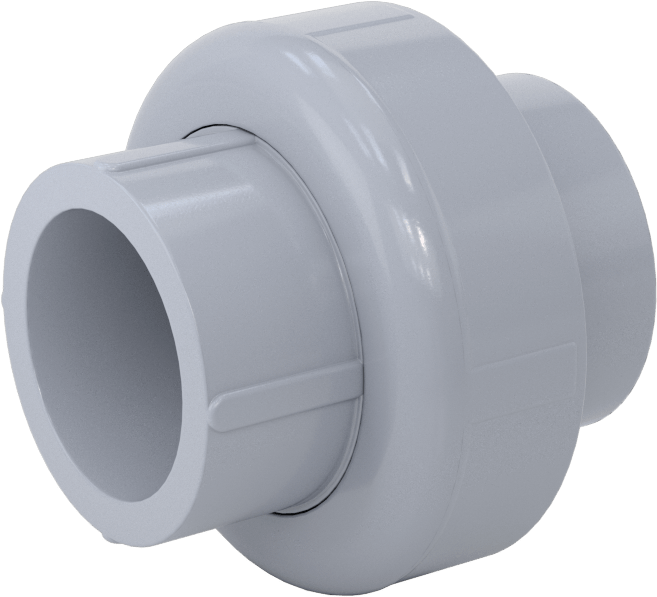 Sıcak Su için CPVC Boru Bağlantı Parçası, Birleştirme Adaptörü, 1-1/4 x 40 mm DIN Dişi Soket Bağlantısı
