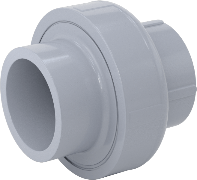 Sıcak Su için CPVC Boru Bağlantı Parçası, Birleştirme Adaptörü, 1-1/4 x 40 mm DIN Dişi Soket Bağlantısı