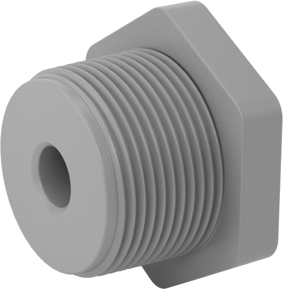 Sıcak Su için CPVC Boru Bağlantı Parçası, Burç Adaptörü, 1-1/4 NPT Erkek x 1/2 NPT Dişi