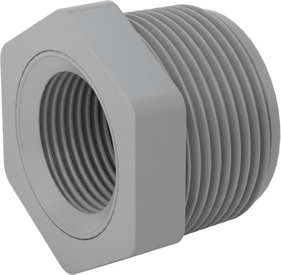 Sıcak Su için CPVC Boru Bağlantı Parçası, Burç Adaptörü, 1-1/4 NPT Erkek x 3/4 NPT Dişi