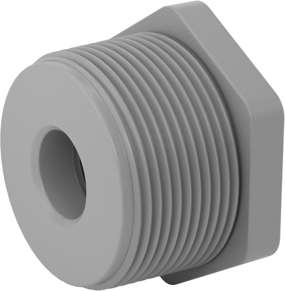 Sıcak Su için CPVC Boru Bağlantı Parçası, Burç Adaptörü, 1-1/2 NPT Erkek x 3/4 NPT Dişi