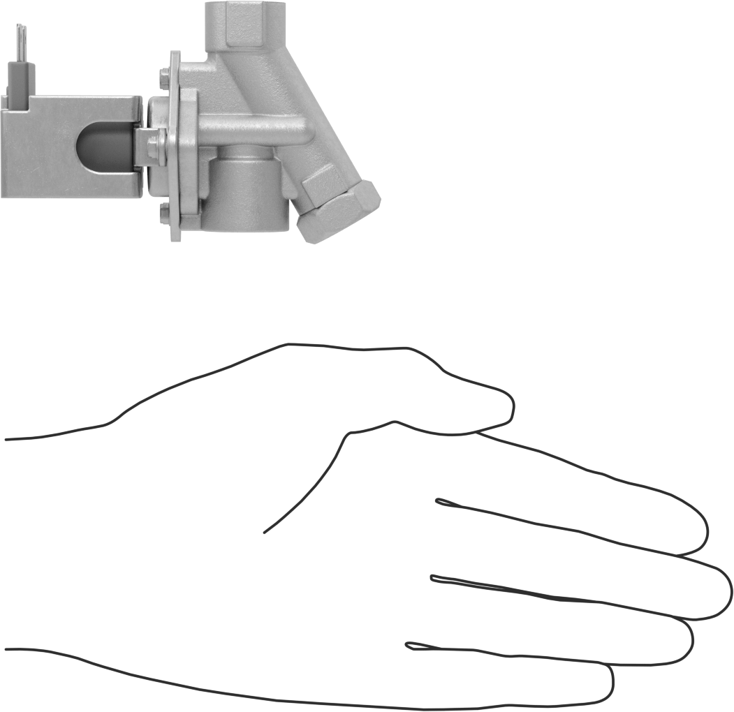 Kolay Erişilebilir Süzgeçli Solenoid Açma/Kapama Vanası, Deterjan için, 120V AC, 1/4 NPT Dişi