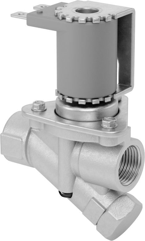 Kolay Erişilebilir Süzgeçli Solenoid Açma/Kapama Vanası, Deterjan için, 240V AC, 3/8 NPT Dişi