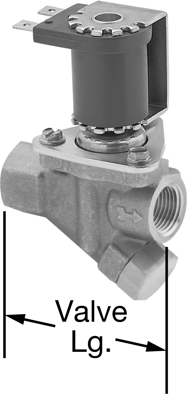 Kolay Erişilebilir Süzgeçli Solenoid Açma/Kapama Vanası, Deterjan için, 120V AC, 3/8 NPT Dişi