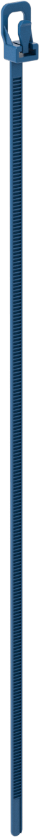 Ayarlanabilir Metal Algılayabilir Kablo Bağları, 12" Uzunluk, 0,19" Genişlik, 3-3/8" maksimum demet çapı için