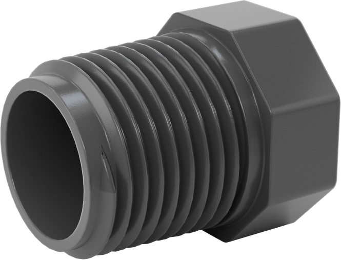 Su için Kalın Cidarlı Plastik Boru Bağlantı Parçası, Burç Redüktör Adaptörü, 1/2 NPT Erkek x 3/8 NPT Dişi