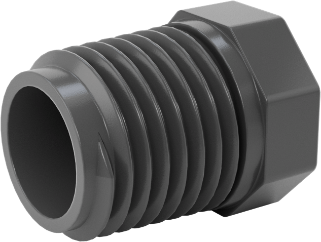 Su için Kalın Cidarlı Plastik Boru Bağlantı Parçası, Burç Redüktör Adaptörü, 1/4 NPT Erkek x 1/8 NPT Dişi