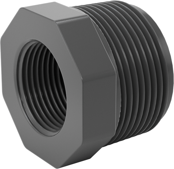 Su için Kalın Cidarlı Plastik Boru Bağlantı Parçası, Burç Adaptörü, 1-1/4 NPT Erkek x 3/4 NPT Dişi