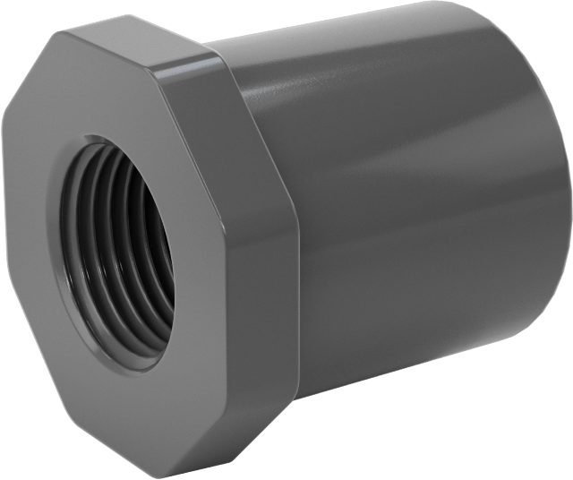 Su için Kalın Cidarlı Plastik Boru Bağlantı Parçası, Burç Adaptörü, 3/4 Erkek Soket x 3/8 NPT Dişi