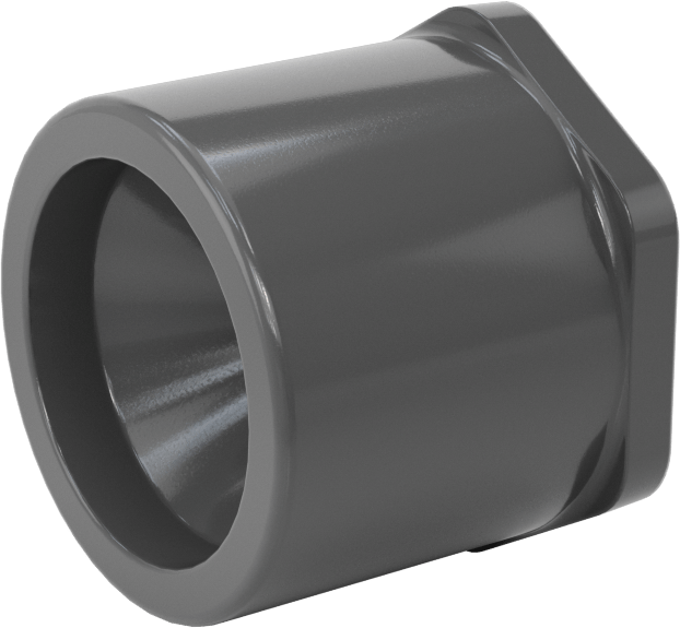 Su için Kalın Cidarlı Plastik Boru Bağlantı Parçası, Burç Adaptörü, 1-1/4 Soket Erkek x 1/2 NPT Dişi