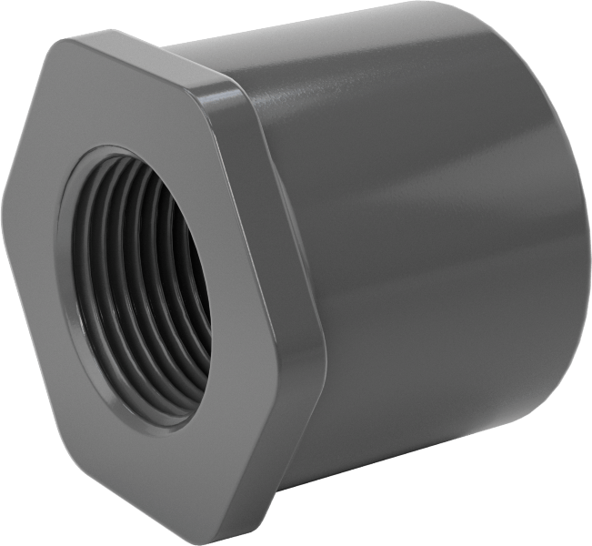Su için Kalın Cidarlı Plastik Boru Bağlantı Parçası, Burç Adaptörü, 1-1/4 Soket Erkek x 3/4 NPT Dişi