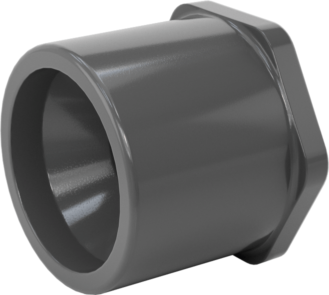 Su için Kalın Cidarlı Plastik Boru Bağlantı Parçası, Burç Adaptörü, 1-1/4 Soket Erkek x 3/4 NPT Dişi