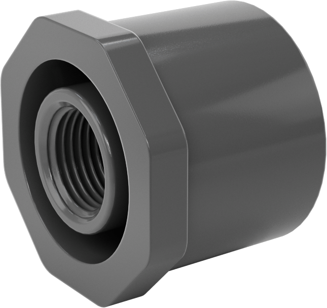 Su için Kalın Cidarlı Plastik Boru Bağlantı Parçası, Burç Adaptörü, 1-1/2 Erkek Soket x 1/2 NPT Dişi