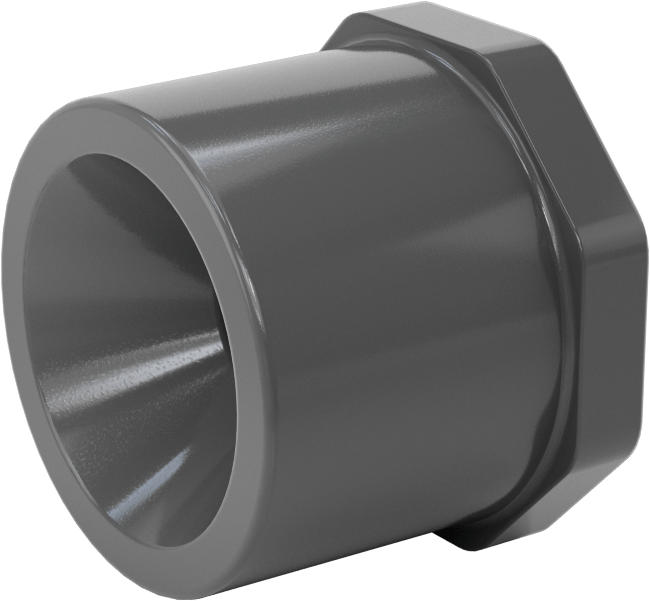 Su için Kalın Cidarlı Plastik Boru Bağlantı Parçası, Burç Adaptörü, 1-1/2 Erkek Soket x 1/2 NPT Dişi