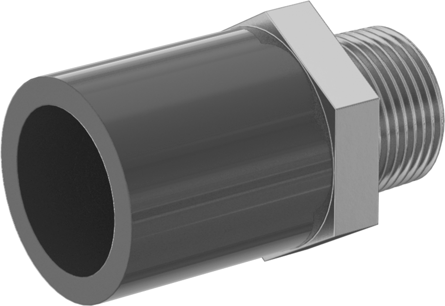 Cement Socket Female × NPT Male