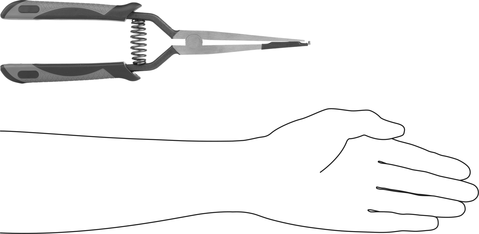 Fiber Optik Konektör Pense, 10-1/2" Toplam Uzunluk
