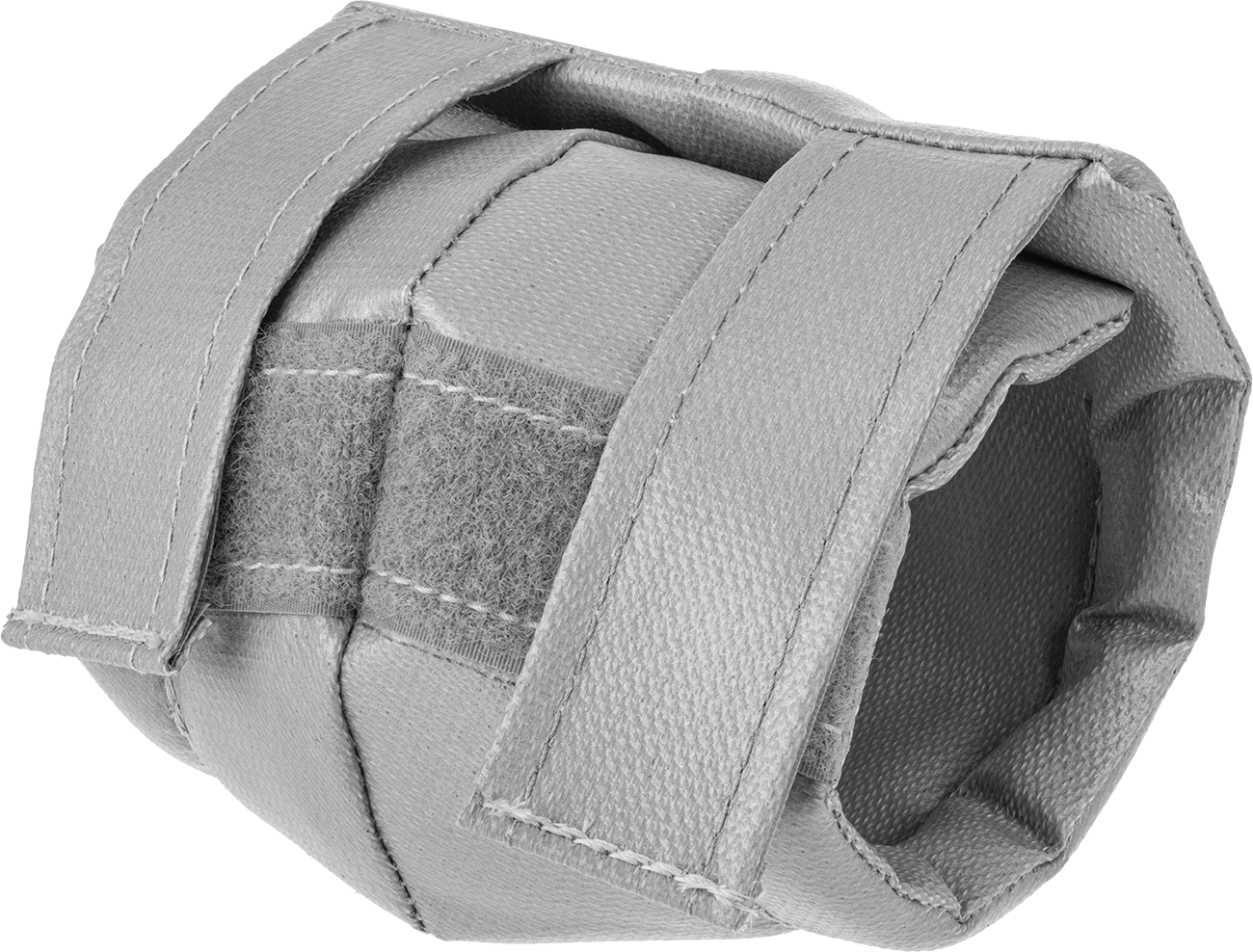 Hızlı Montajlı Fiberglas Boru Yalıtımı, Rakortlar için, 3/8" Kalın Duvar, 1-1/8" ID