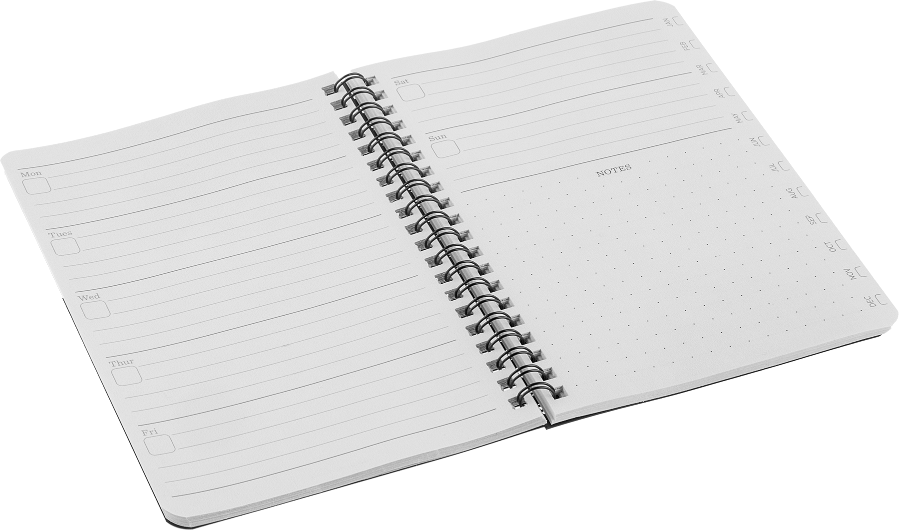 Suya Dayanıklı Kağıt Blok, Planlayıcı, 4-5/8“ Genişlik x 7” Uzunluk