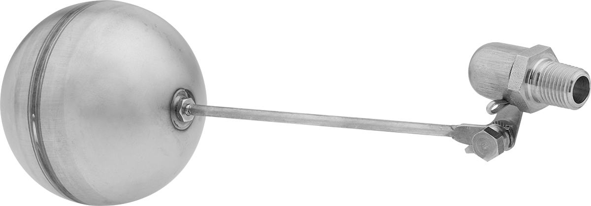 With 316 Stainless Steel Float