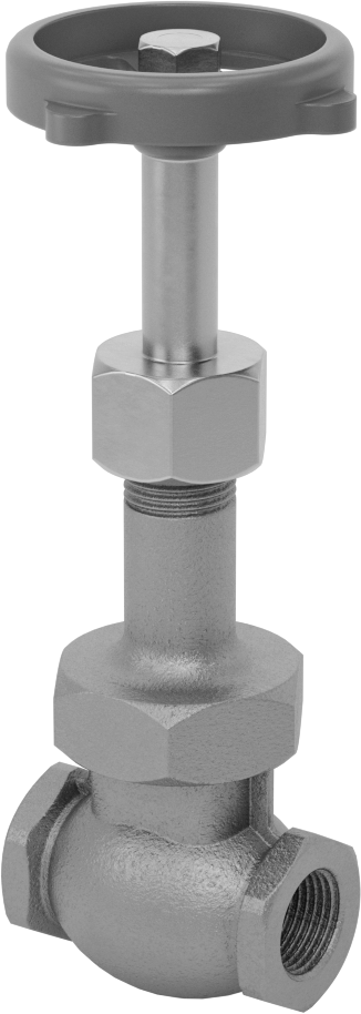 Bronz Gövde ve Sürgülü Kademeli Açma/Kapama Vanası, Tekerlek Kolu ve Yükselen Mil, Sınıf 300, 3/8 NPT Dişi