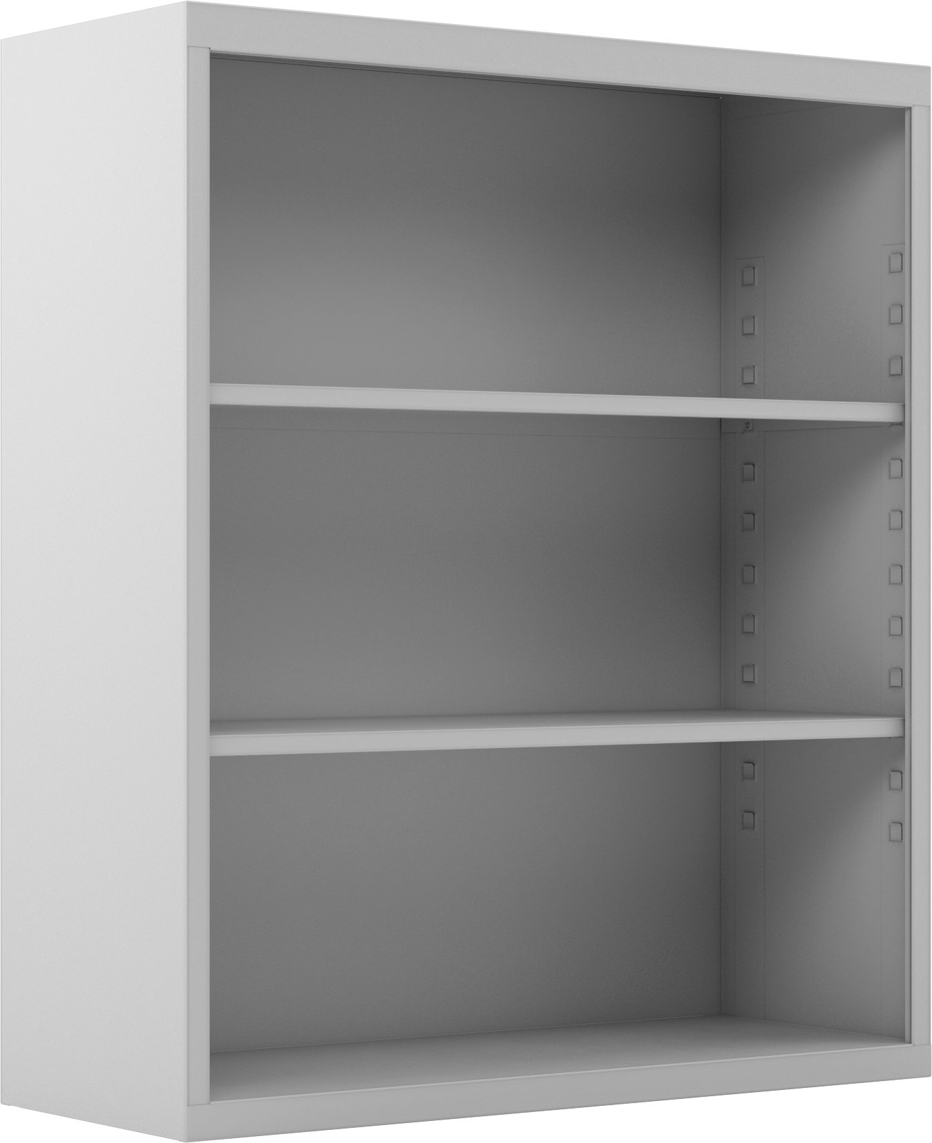 Sabit Kitaplık, 2 adet Raf ile, 40" Yükseklik, 34-1/2" Genişlik, 13-1/2" Derinlik