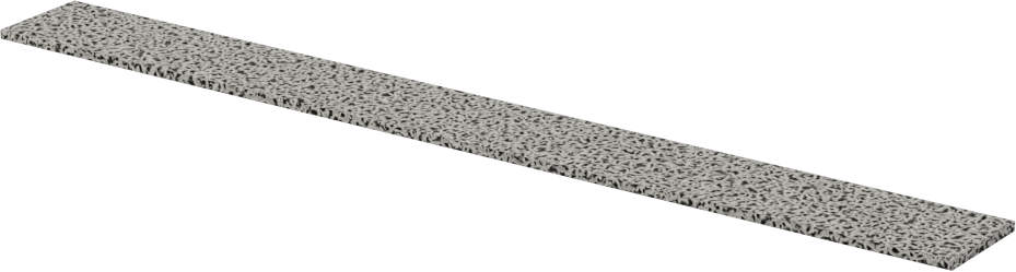Esnek Elektrik Kontak Törpüsü, İnce Son İşlem (180 Grit) için, 1/2“ Genişlik x 0,04” Kalınlık