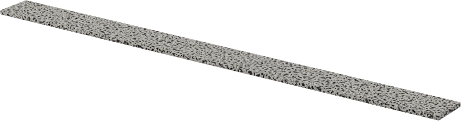 Esnek Elektrik Kontak Törpüsü, İnce Son İşlem (180 Grit) için, 3/8“ Genişlik x 0,04” Kalınlık