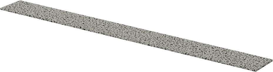 Esnek Elektrik Kontak Törpüsü, İnce Son İşlem (180 Grit) için, 1/2“ Genişlik x 0,025” Kalınlık