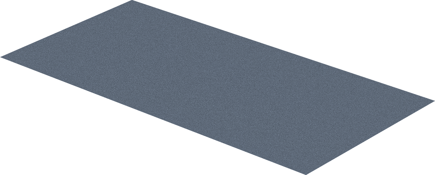 Yastıklı Zımparalama, Alüminyum için 6 inç x 12 inç Levha, Yumuşak Metal ve Metal Olmayanlar, 800 Kum
