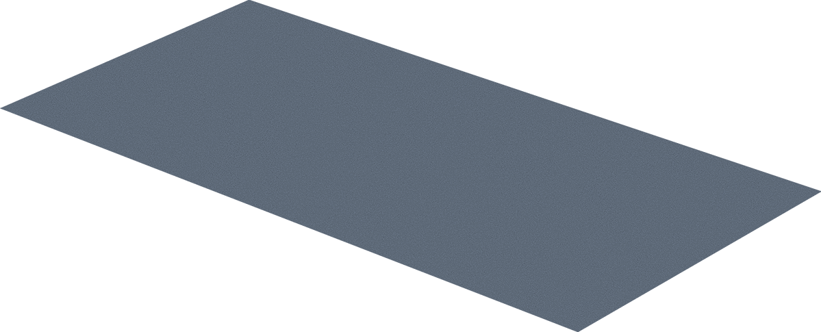 Yastıklı Zımparalama, 3“ x 6” Alüminyum Levha, Yumuşak Metal ve Metal Olmayanlar, 1600 Kum