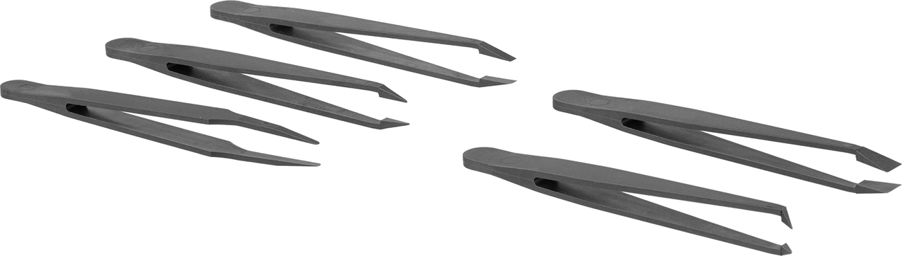 Plastik Cımbız Seti, Karbon Fiber Plastik, 5 Parça