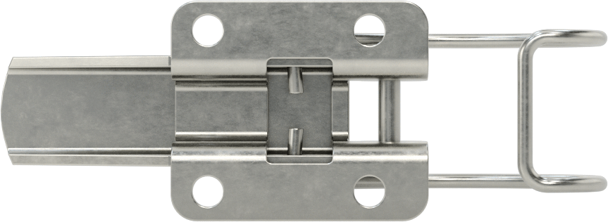 Çakmasız Çekme Mandalı, 304 Paslanmaz Çelik, 3“ Uzunluk x 1-3/8” Genişlik Toplam