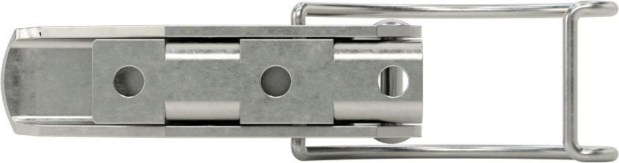 Çakmasız Çekme Mandalı, 304 Paslanmaz Çelik, 1-1/2" Kilitleme Mesafesi, 3-1/4“ Uzunluk x 7/8” Genişlik