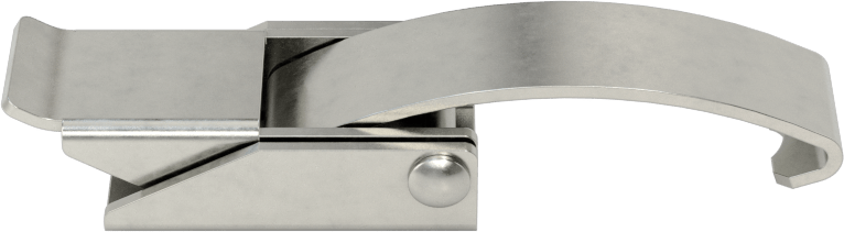 Çakmasız Çekme Mandalı, 304 Paslanmaz Çelik, 1-7/8“ Uzunluk x 1/2” Genişlik Toplam