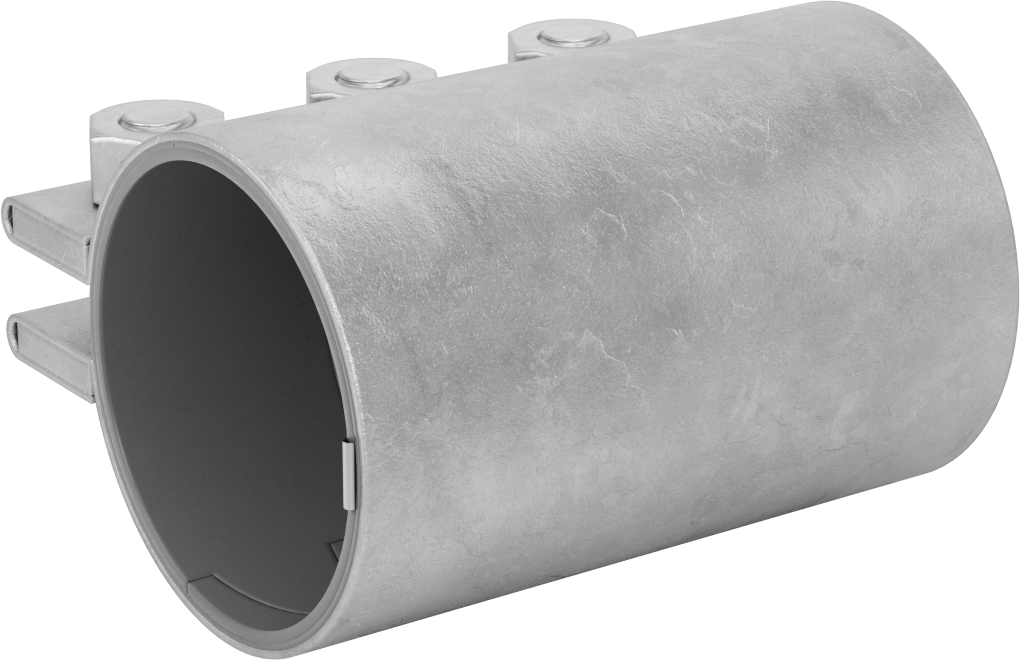 Kelepçeli Konektör, Hava için, Düşük Basınç, Silikon Conta, 3-1/2" Dış Çap için